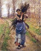 Pearce, Charles Sprague The Woodcutter's Daughter oil painting picture wholesale